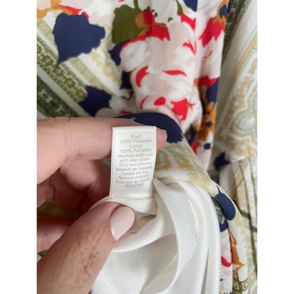 NWT C Est 1946 Flutter Sleeve Floral Sheath Dress. Size Small. - Picture 3 of 6